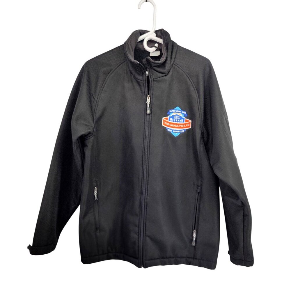 Indianapolis Super Bowl XLVI Men's Black Jacket Size M